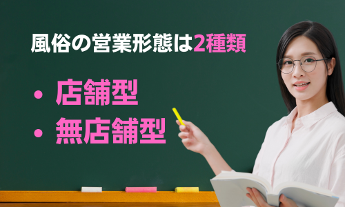 風俗の営業形態は2種類