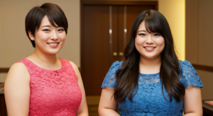 2人のぽっちゃり女性